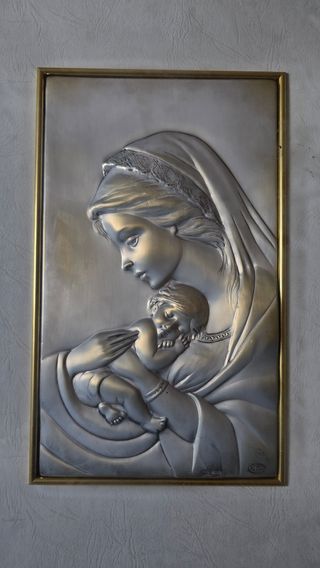 Madona con niño - Plata 925