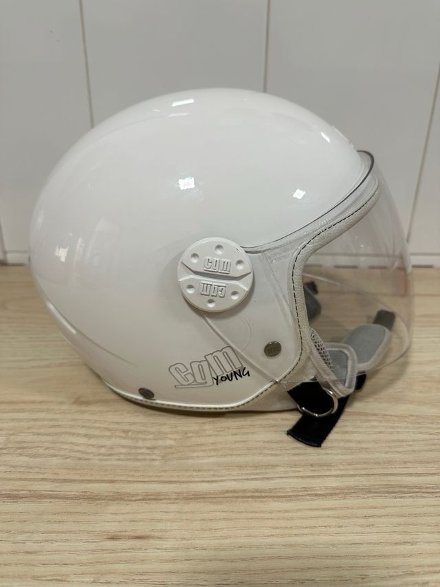 Casco CGM Jet blanco niño