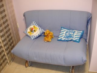 Sofa cama azul - plegable