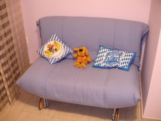 Sofa cama azul - plegable