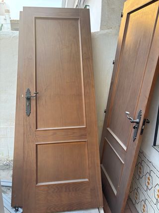 Puertas madera maciza 203x72cm