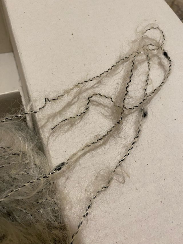 3 ovillos Mohair Tweed Lana