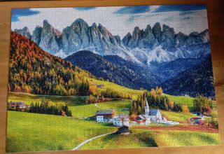 Puzzle 2000 piezas - Paisaje Montañoso dolomitas 