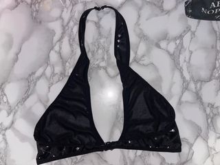 Top bikini nero costellazione