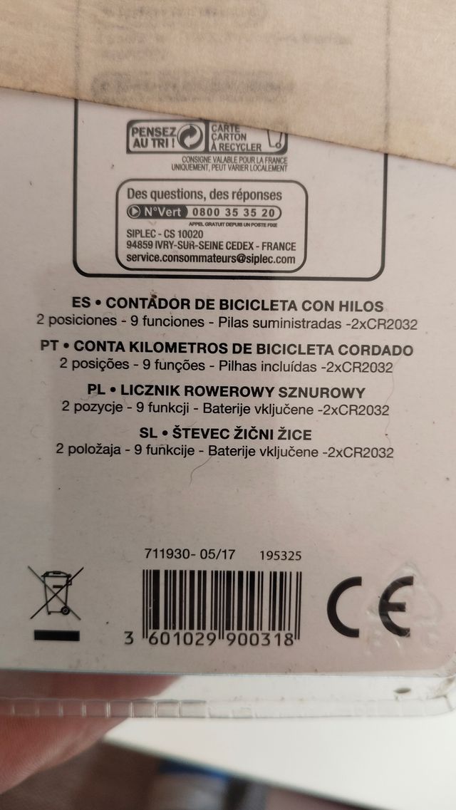 Velocímetro bici Woodspun - 9 funciones