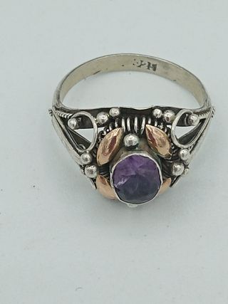 Anello Ametista Argento 925