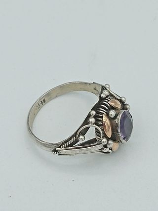 Anello Ametista Argento 925