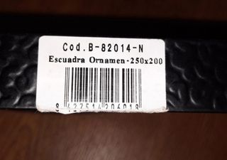 2 Escuadras metal forja para baldas