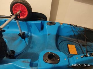 Kayak recreo 2+1 con 1 solo uso