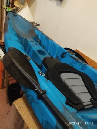 Kayak recreo 2+1 con 1 solo uso