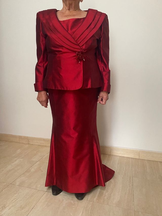 Traje de seda de tres piezas, Ceremonia o Madrina