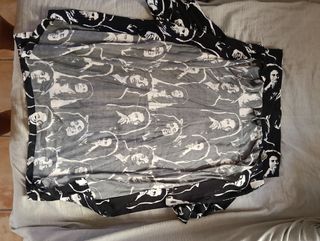 Camisa Bob Marley - Blanco y Negro