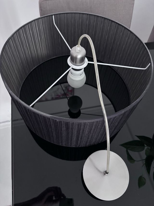 Lámpara negra dormitorio - Tela