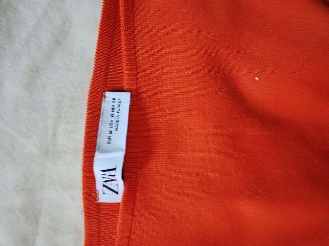 Vestido corto, naranja
 