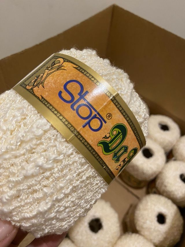 Lana blanco Da Vinci Stop - 20 ovillos