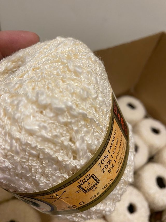 Lana blanco Da Vinci Stop - 20 ovillos