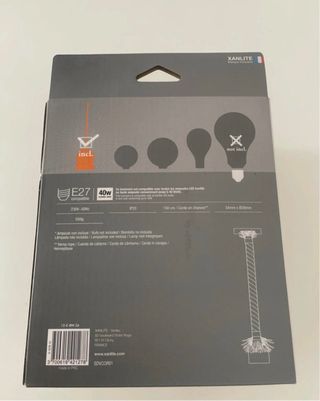 Lámpara colgante XANLITEDECO de cuerda