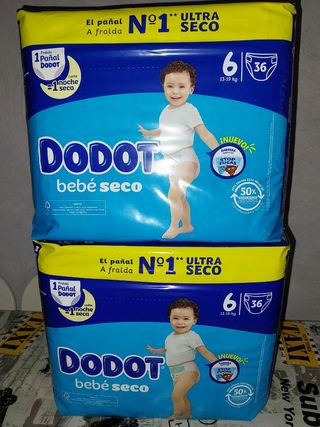 Pañales Dodot Bebé Seco Talla 6 (2)