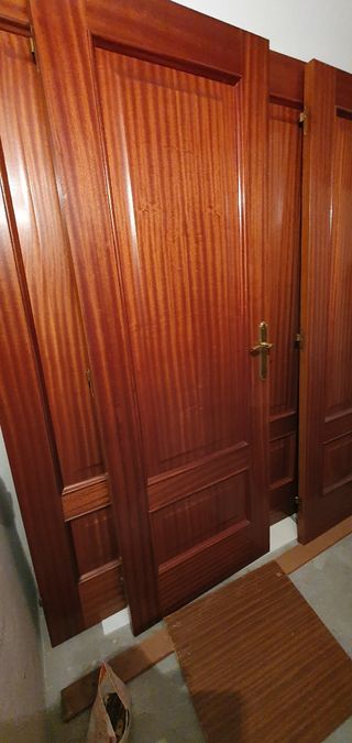 6 Puertas macizas madera