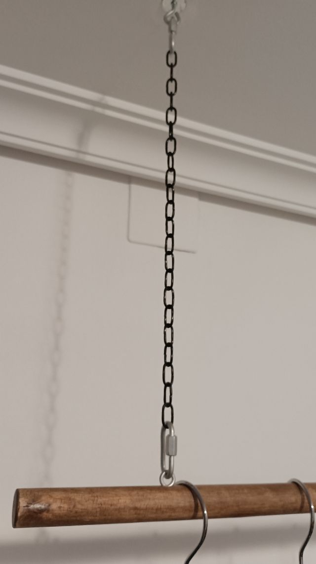 Perchero techo - colgador ropa