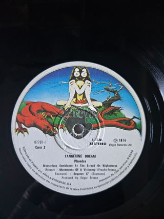 Vinilo Phaedra - Tangerine Dream