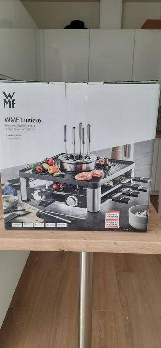WMF Lumero 3 en 1: Grill, Fondue, Raclette