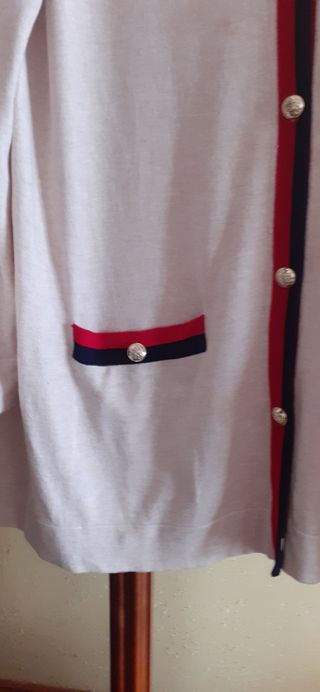 Chaqueta punto beige mujer XL