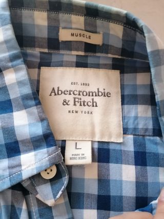 Camicia Abercrombie L quadretti blu