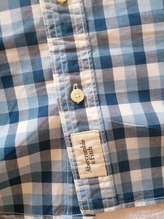 Camicia Abercrombie L quadretti blu