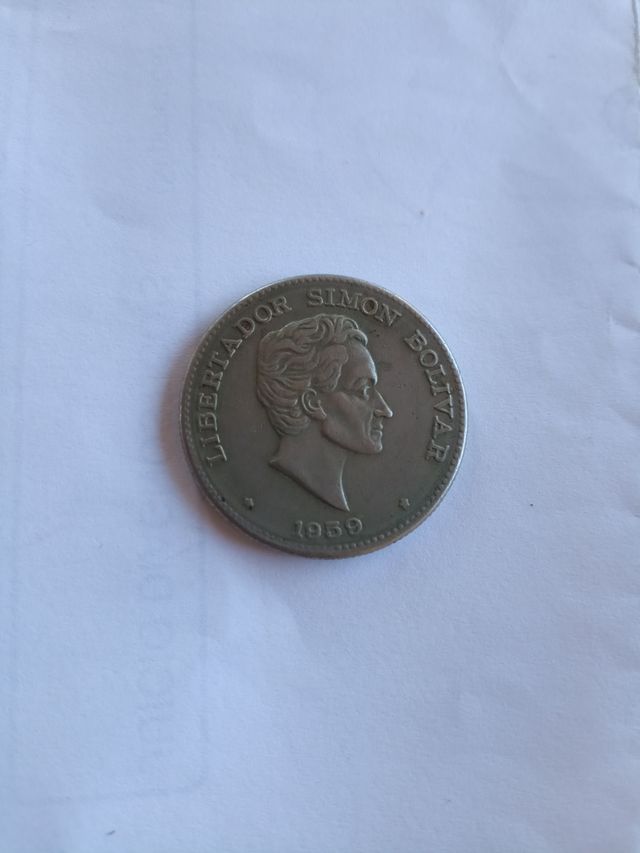 Moneda 50 Centavos Colombia 1959