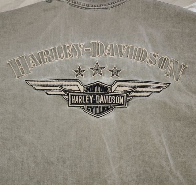 Camicia Harley-Davidson verde oliva