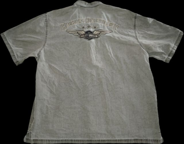 Camicia Harley-Davidson verde oliva