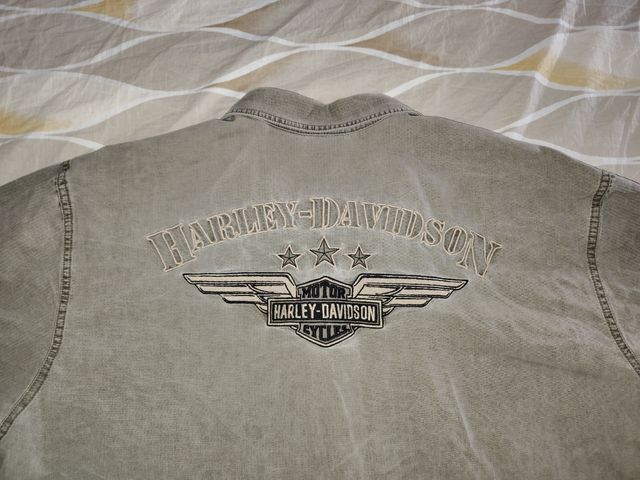 Camicia Harley-Davidson verde oliva