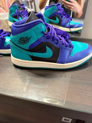 Jordan Air 1 Mid - Scarpe Turchesi