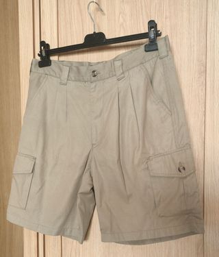 Bermuda tela beige caballero. Talla 42