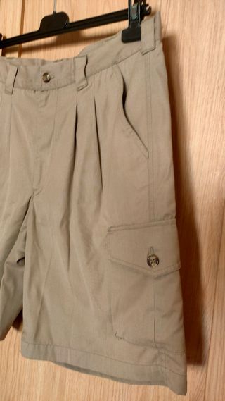 Bermuda tela beige caballero. Talla 42