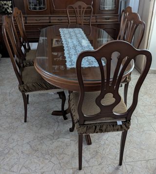 Mesa Comedor 6 Sillas Madera