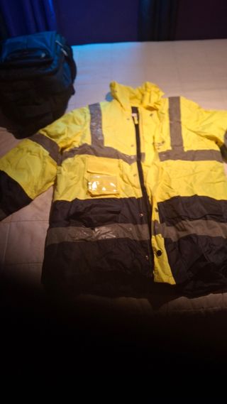 Chaqueta reflectante amarilla-negra