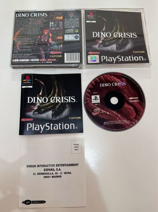 JUEGO PS1 DINO CRISIS PAL ESPAÑA 🇪🇸 COMPLETO