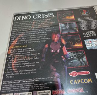 JUEGO PS1 DINO CRISIS PAL ESPAÑA 🇪🇸 COMPLETO
