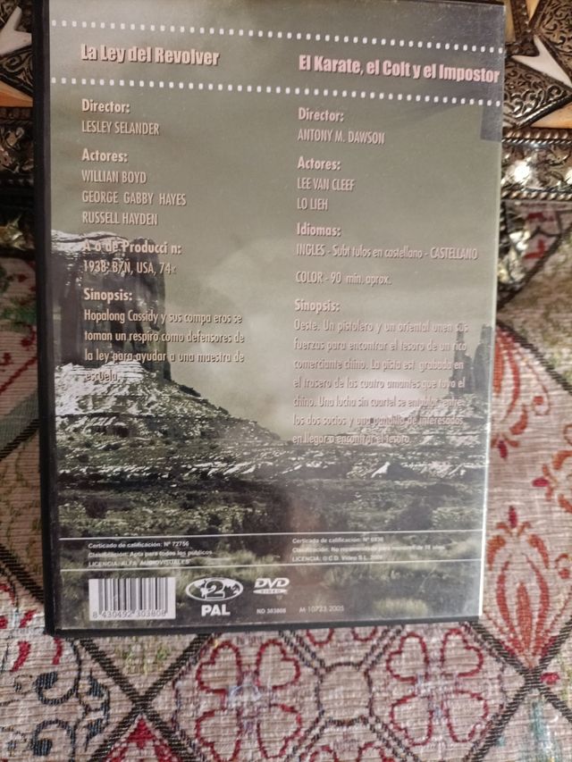 DVDs Oeste: La Ley del Revólver & El Karate, el Co