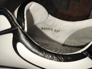 Sneaker Fendi slip on bianche e nere