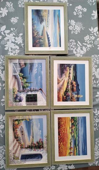 5 Quadri paesaggistici - Decorazioni per la casa