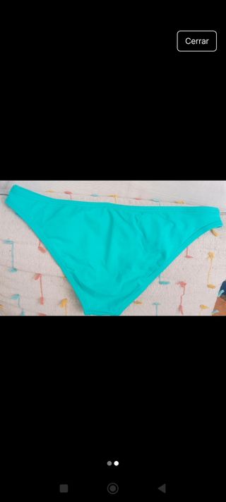 Braguita bikini  azul turquesa