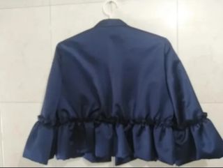 Chaleco azul marino fiesta - Talla L