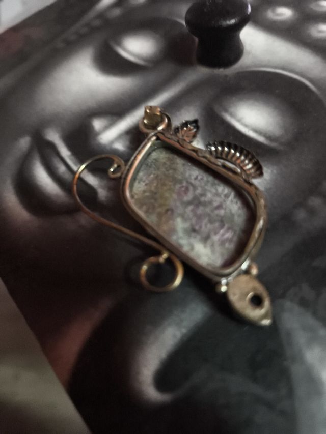 Colgante plata rosa-morado