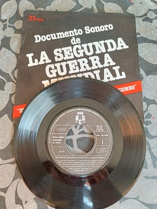 Disco vinilo: Doc. Sonoro 2ª Guerra Mundial
