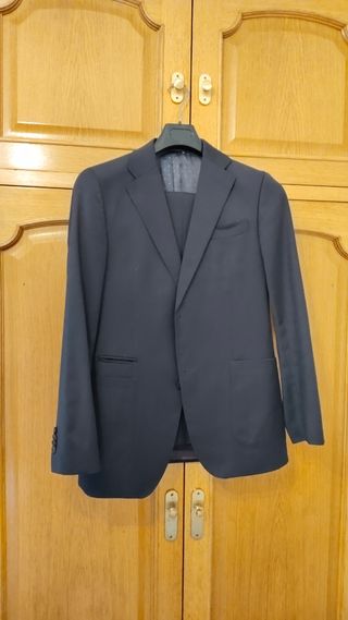 Traje CARAMELO azul - Hombre