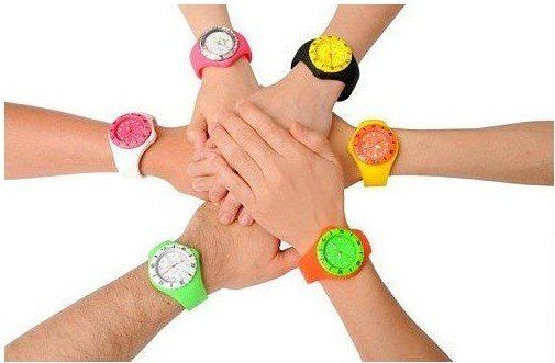 Orologi in silicone multicolore