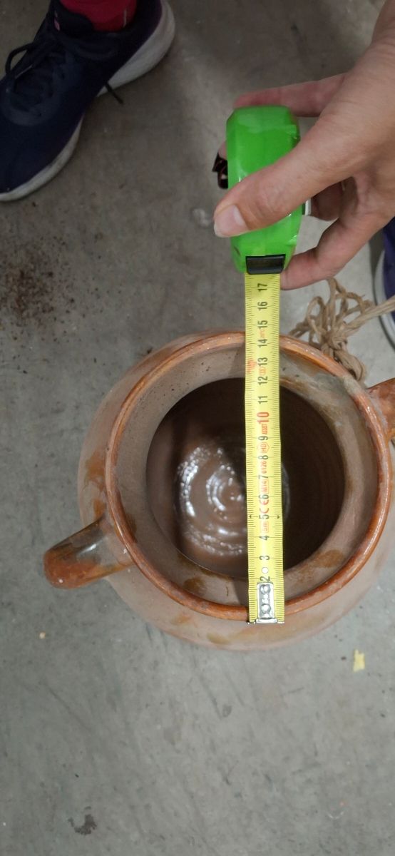 Vasija barro antigua